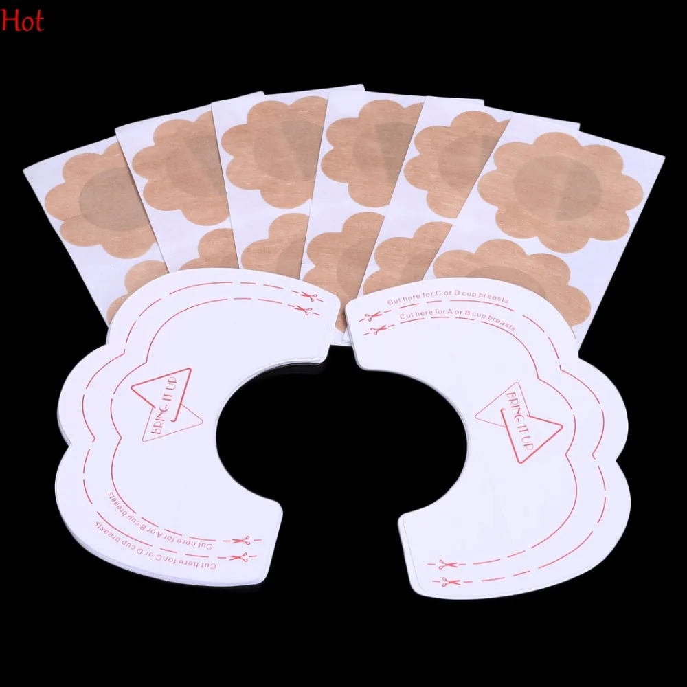 Buy Flower Adhesive Nipple Covers Pads Body Breasts