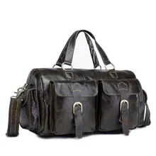 Мужской кожаный дизайнерский дорожный портфель, модный портфель, органайзер, сумка для ноутбука, сумка через плечо 1097-c