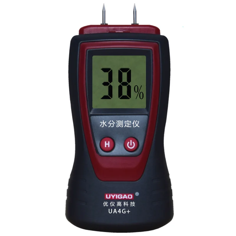 Goedkoop NFLC UYIGAO UA4G + Digitale Vochtmeter 4 Pin Type Hout Hout Vochtigheid Damp Detector Tester