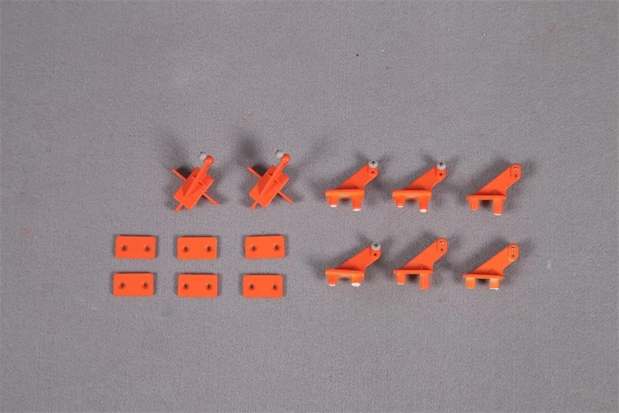 

FMS 90mm Ducted Fan EDF Super Scorpion Control Horns Orange / Red FMSRA111 RC Airplane Model Plane Spare Parts