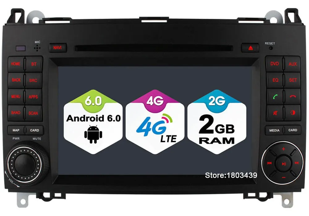 Excellent 4G WIFI Android 6 Car DVD Multimedia Player Radio GPS Glonass For Benz B200 B150 B170 A180 A160 W906 W209 W311 W315 W318 Vito 2 Excellent 4G WIFI Android 6 Car DVD Multimedia Player Radio GPS Glonass For Benz B200 B150 B170 A180 A160 W906 W209 W311 W315 W318 Vito 2