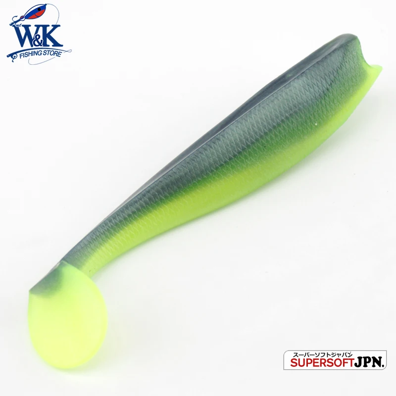 W & K Марка мягкие приманки 11 см * 11 г искусственные приманки Deep Sea Swimbaits силиконовые приманки Зандер Судак палтус продвижение 2017 # H0904-110