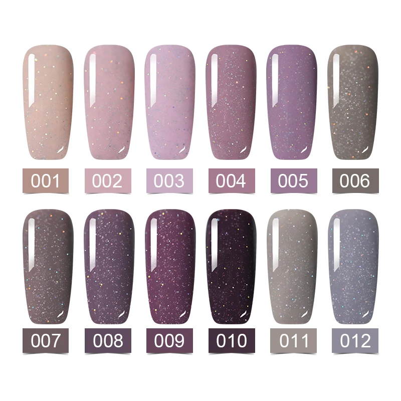 LEMOOC 8 مللي الأشعة فوق البنفسجية هلام مسمار البولندية سلسلة الليزر هولو بريق الترتر جيل للأظافر الأشعة فوق البنفسجية Led البولندية نقع قبالة مس...