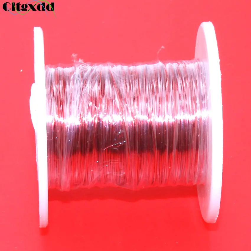 Cltgxdd 0.3mm / 0.35mm 레드 에나멜 와이어, 새로운 폴리 우레탄 에나멜 라운드 권선 QA-1-155 구리 와이어 50 미터