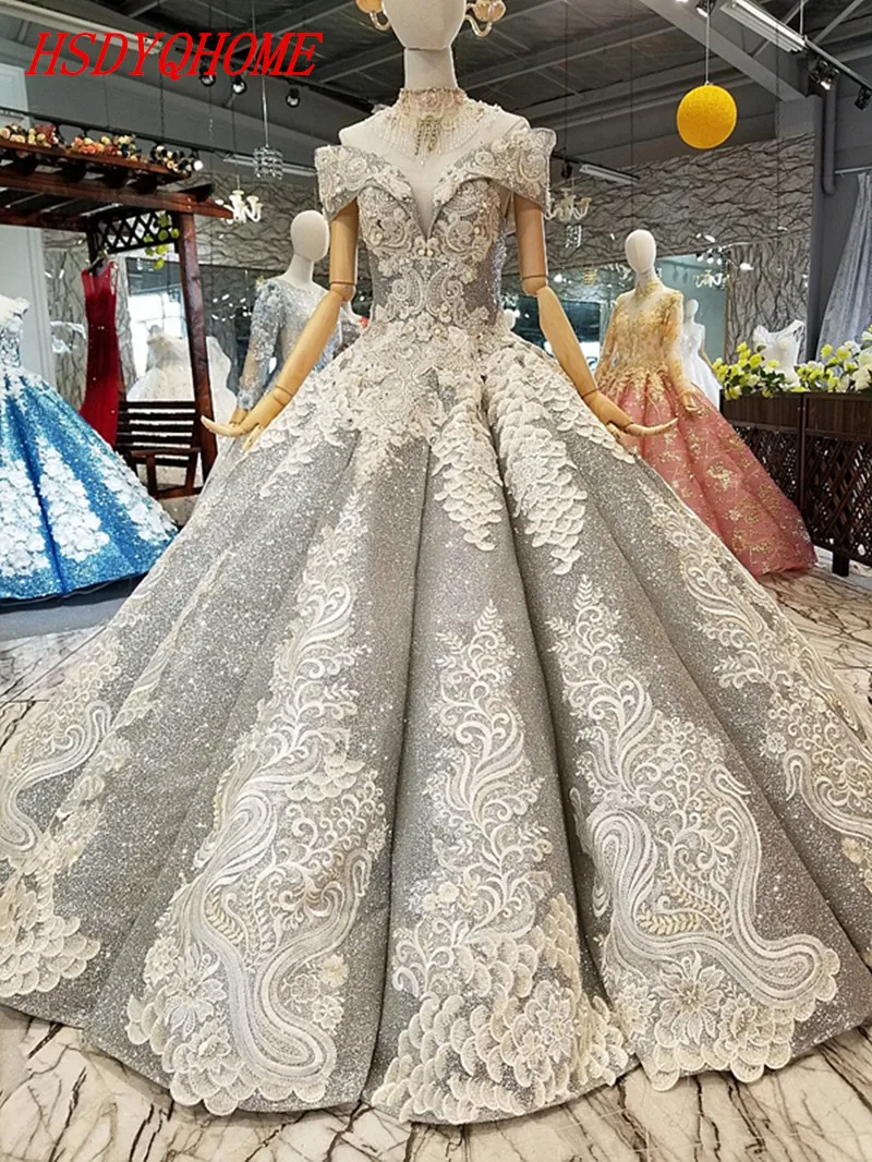 

HSDYQHOME Amazing Evening dresses 2018 Luxury Prom party Dresses Ball gown Vestidos Evening party gown
