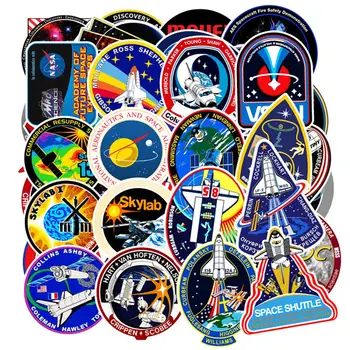 

94Pcs PVC Waterproof Sticker Toys Aerospace Theme Decal for Phone Laptop Luggage Bicycle Guitar Moto Adhesive Gift Stickers