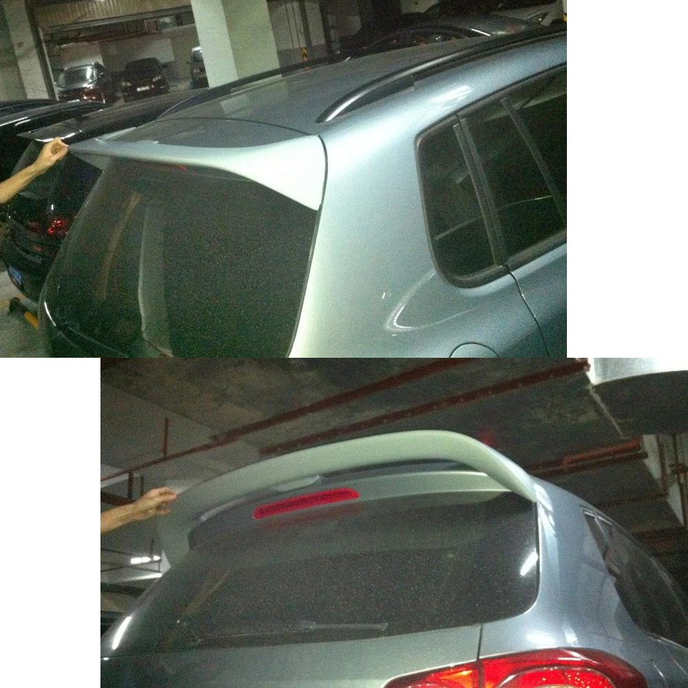 FRP спойлер для VW Tiguan 2012UP без красок крыла задней крыши|roof wing|lip spoilerrear roof spoiler |
