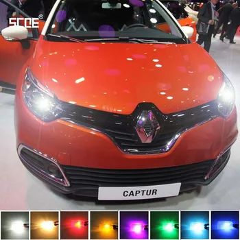 

For Renault Captur Clio/Clio Sport Tourer SCOE New 2X 12SMD LED Front Parking Light Front Side Marker Light Source Car Styling