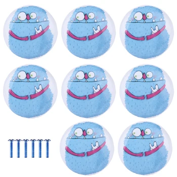 

6pcs / 8pcs / 10pcs Children Cartoon Door Knob Ceramic Small Handle Cabinet Pull Handle Knobs And Handles For Furniture