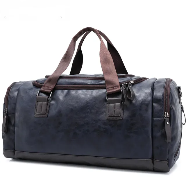 Waterproof Men Travel Bag Leather Weekend Overnight Large Capacity Carry On Luggage Women Duffel Tote Bolsa Maletas De Viaje In Bags From