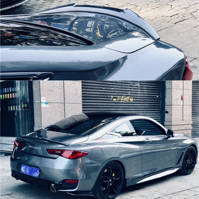 

For Infiniti Q60 Q60S Spoiler High quality carbon fiber material Car Rear Wing Spoiler For Infiniti Q60 Spoiler 2016-2018