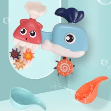 3 шт./пакет мини красочные мягкие плавающие сжимаемые звук Забавный подарок игрушка для ванной животные игрушки для плавания для маленьких детей