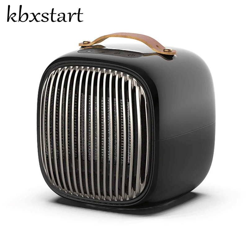 

Kbxstart Portable Handy Mini Heater Hand Room Outdoor Space PTC Air Heater Home Warmer Heat Electric Heating Thermostat 1000W