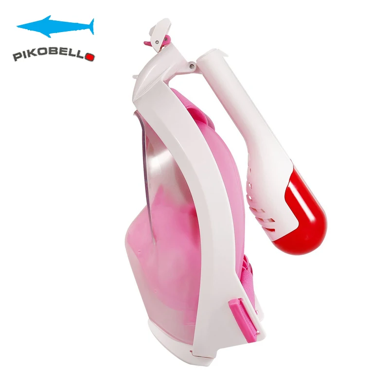 

New Silicone Swimming Full face Diving Mask Snorkel 180 Degree Panoramic Underwater Full Face Anti-fog Dry Snorkeling Scuba Mask
