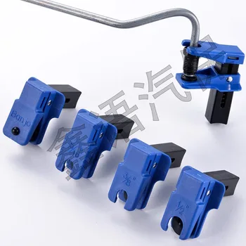 

4pcs Car brake oil pipe plug Automotive brake nozzle clamp oil tool brake tubing to prevent oil spills
