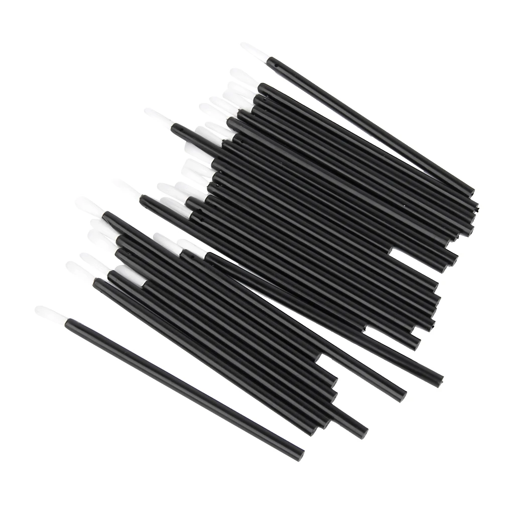 25pcs/Set Disposable Lip Brushes Make Up Brush Lipstick Lip Gloss Wands Applicator Beauty Cosmetic Tool