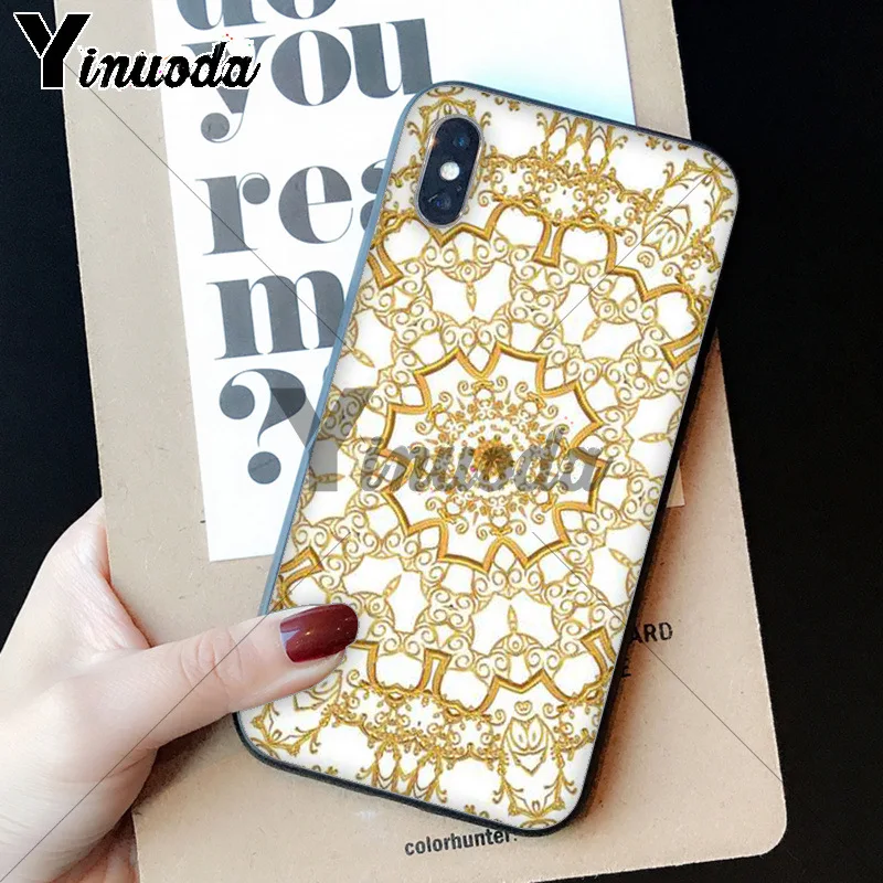 Gold Mandala Pattern Illustration  