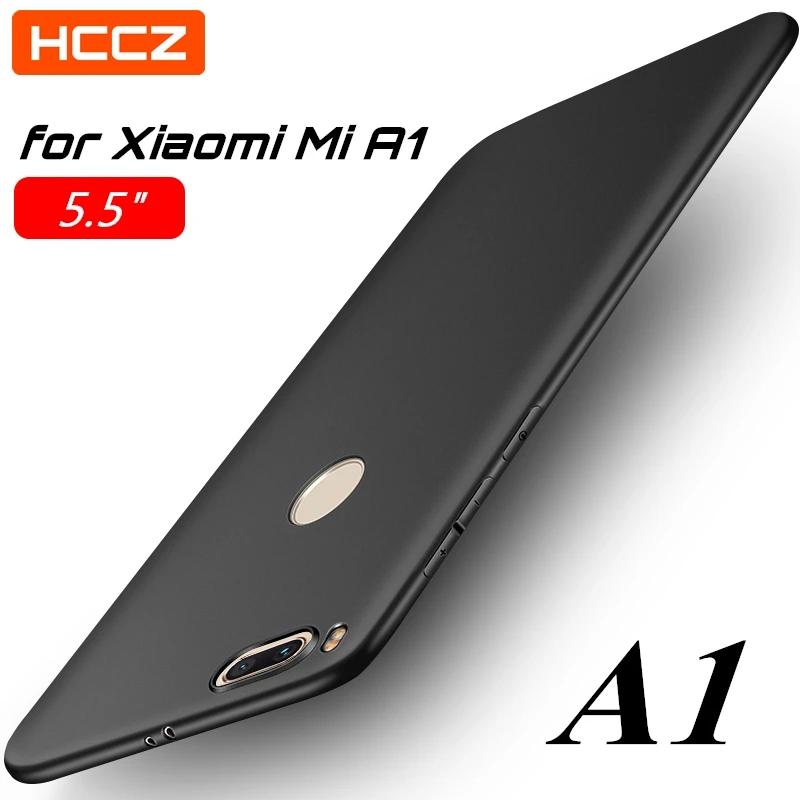 Матовый однотонный Мягкий силиконовый чехол HCCZ Mi A1 для Xiaomi Сверхлегкий