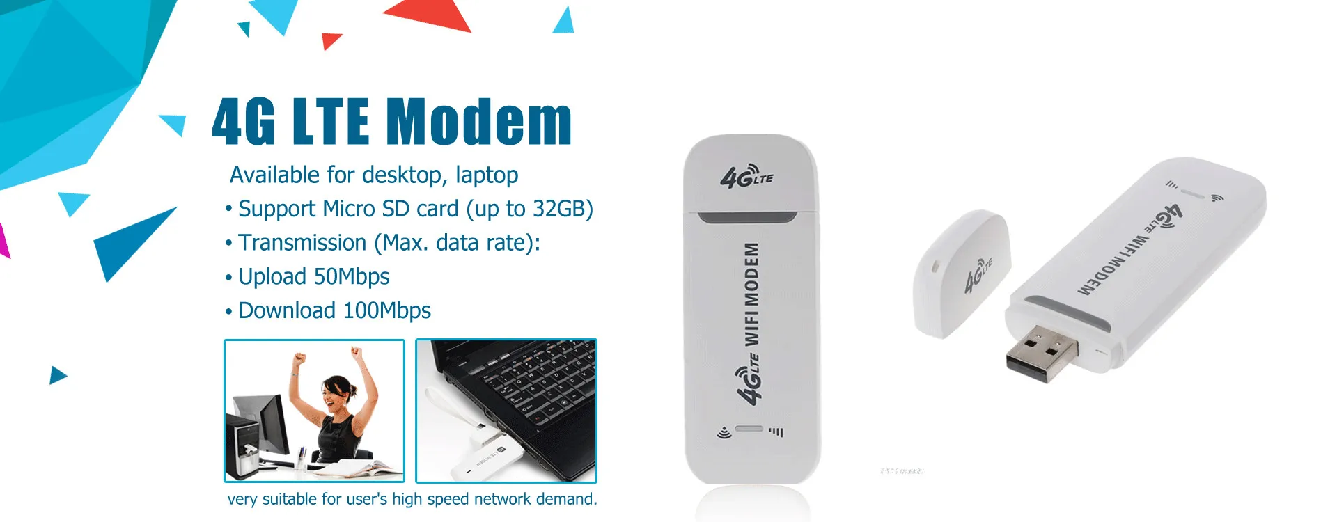 4G LTE USB Dongle WiFi Router Wireless Hotspot Mobile Broadband Modem Unlocked