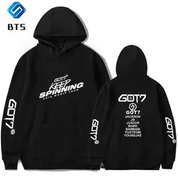 GOT7 2019 WORLD TOUR 2D новая одежда высокого качества с принтом толстовка с капюшоном для женщин/Для мужчин Креативная одежда Лидер продаж