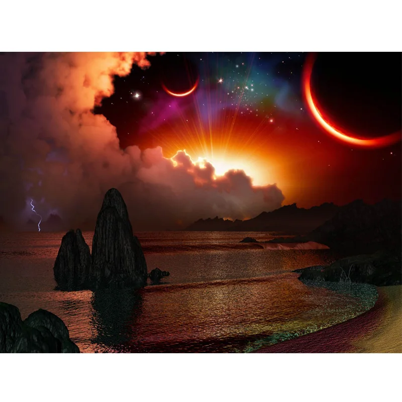 5D Diy Diamond Painting Beach Sunrise Cross Stitch Round Mosaic Craft Full Embroidery Needlework Home Paintings | Дом и сад