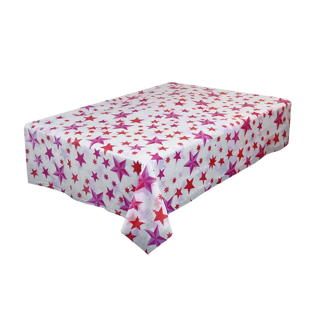 

170*170CM star Oilproof table cloth Color Tablecover Linen Table Cover printing waterproof Table Cloth z0405#G20