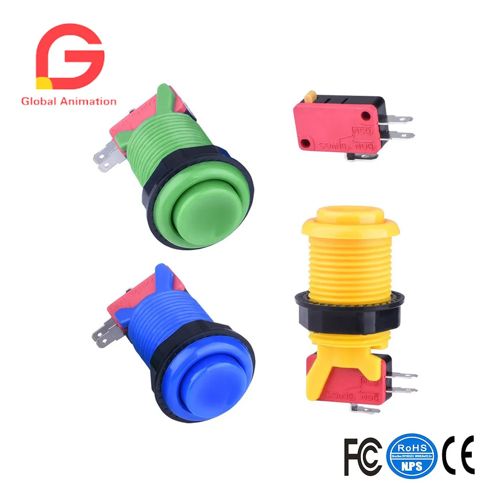 DIY Sanwa joystick Zippy joystick American push button micro switch