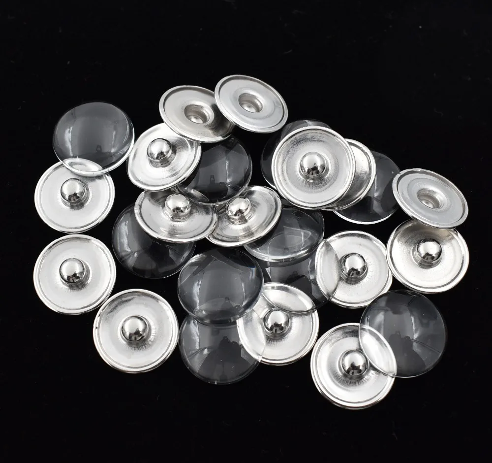 High Quality 12mm 18mm 20mm Custom Jewelry Snap Button Making Brass