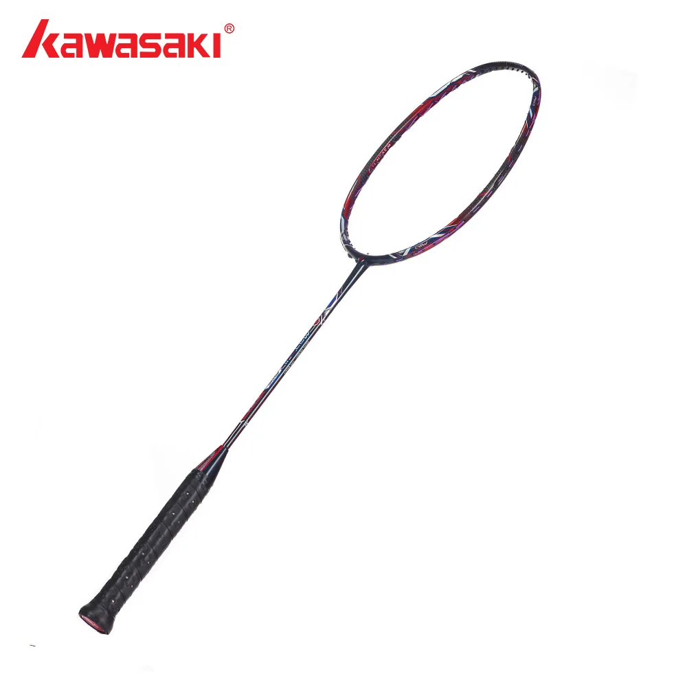 Kawasaki marca tipo de ataque Bádminton raqueta tejido-tecnología de TI raqueta para los jugadores mayores con Bádminton raqueta Mao 18 II