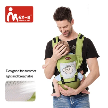 

Hot Sale baby ergonomically backpack For Kids Baby Newborn Hipseat Kangaroo Sling Wrap Girl Backpacks