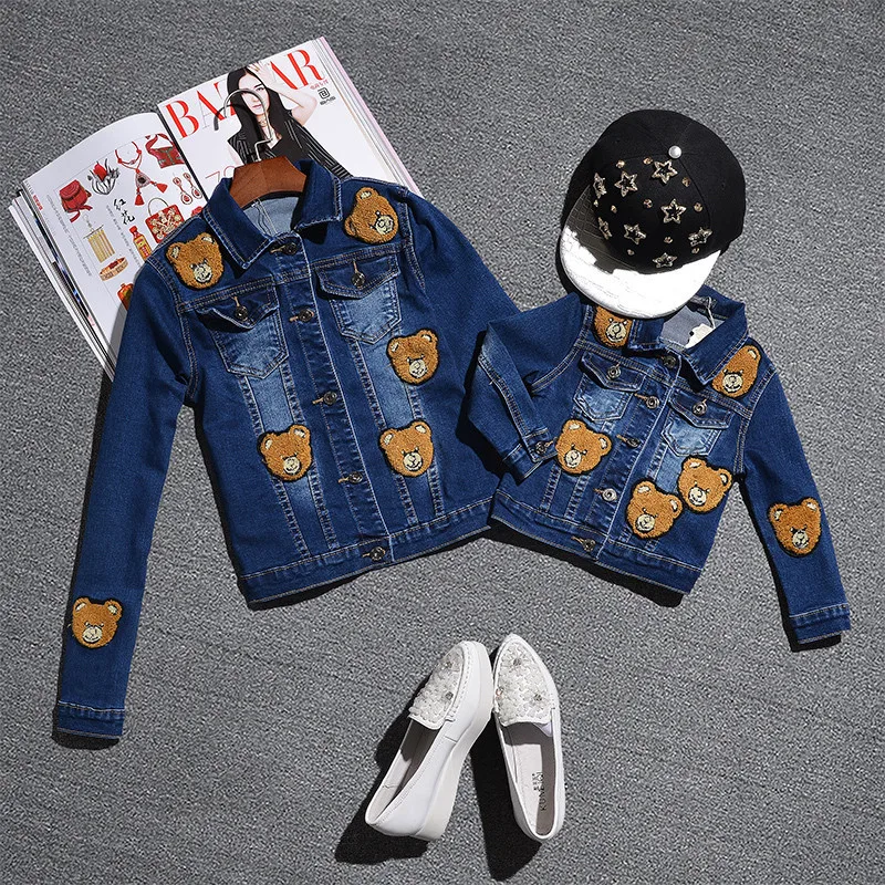 mommy and me denim jacket