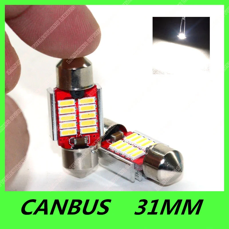1pcs festoon led Light 10led 4014SMD 2W Festoon 31mm Canbus C5W DC12V-24V reading c5w Reading lamp | Автомобили и мотоциклы