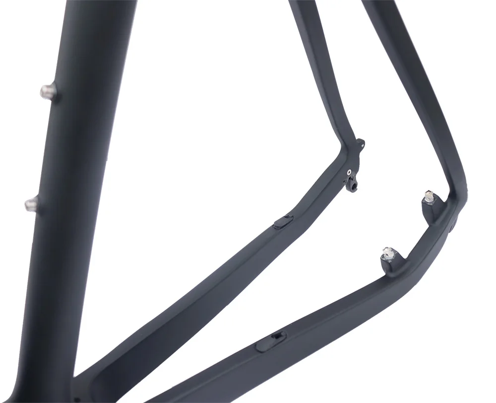 Flash Deal Cyclo-Cross carbon bike frame matt black 51/53/55cm BSA road disc bicycle frame 11