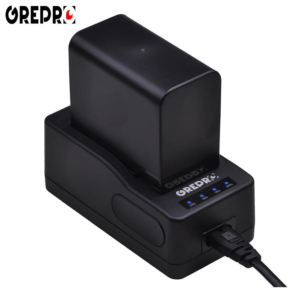 

GREPRO LED Ultra Fast Battery Charger for Canon BP-911,BP-914,915,BP-925,927,BP-930,BP-941,945,BP-950,950G,970G,EOS C100,XF105