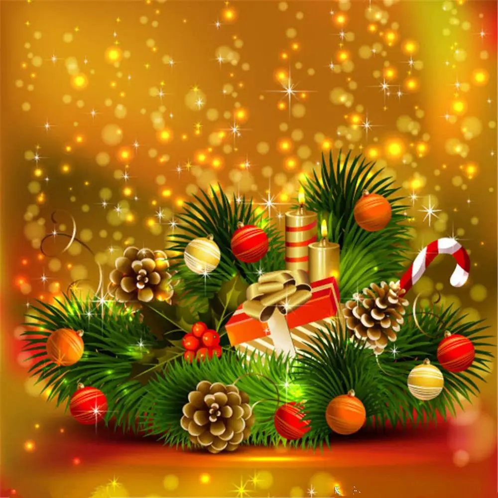 

8x8ft Christmas theme Vinyl Custom Photography Backdrops Props Studio Background EPK-438