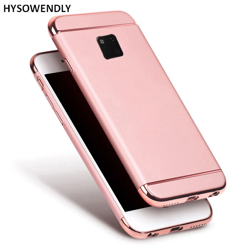 

For Huawei Honor 8C 8X Max 9i Play Note V9 10 Case Phone Back Covers For Huawei Mate 20 X Lite Gold Plating PC Hard Protect Case