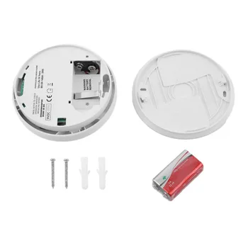 

10PCS Smoke Fire Detector Alarm Loud 85db Sound Alert Home Household Security System For House Apartment Residence
