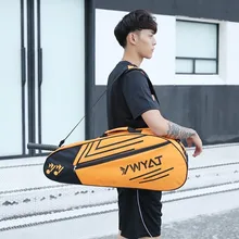 Сумка для ракетки для бадминтона 3/6 шт. для мужчин и женщин, наплечный теннисный рюкзак с ракеткой, утолщенные спортивные сумки с бесплатной сумкой для обуви L2009SPD