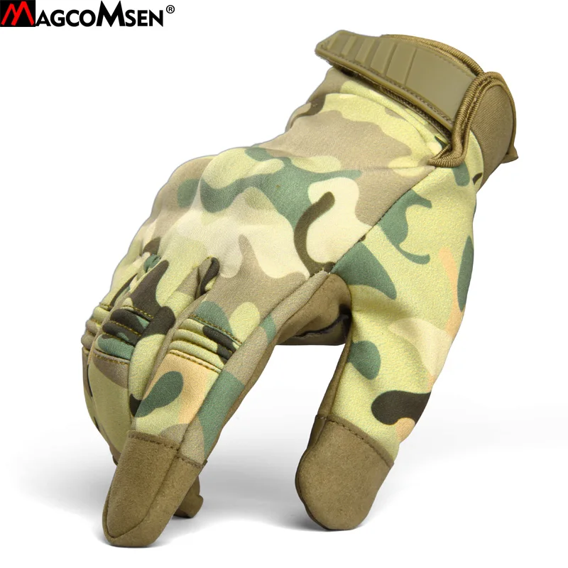 

MAGCOMSEN Tactical Gloves Men 2019 Spring Waterproof Military SWAT Combat Gloves Full Fingers Special Forces Gym Gloves YWHX-025