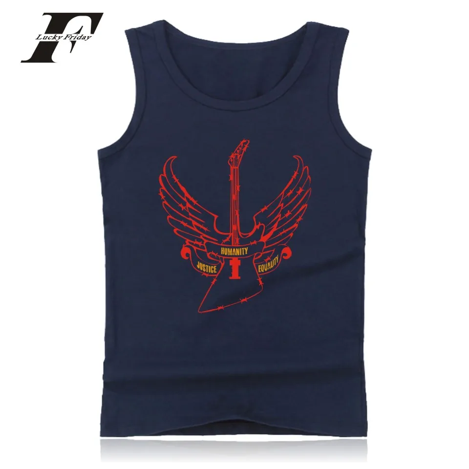 

LUCKYFRIDAYF The U2 Vest The UK Super Rock Music Band Summer Sleeveless XXS-4XL Cool Cotton Tank Top Male Fitness Bodybuilding