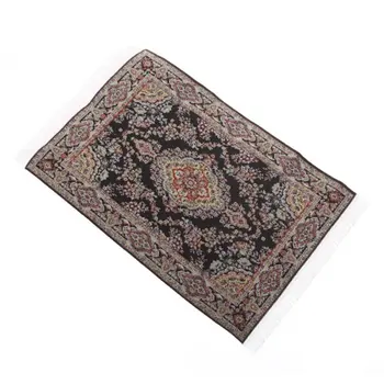 

Doll House Floor Carpet for Interior 9.45 x 5.91 inch---Black