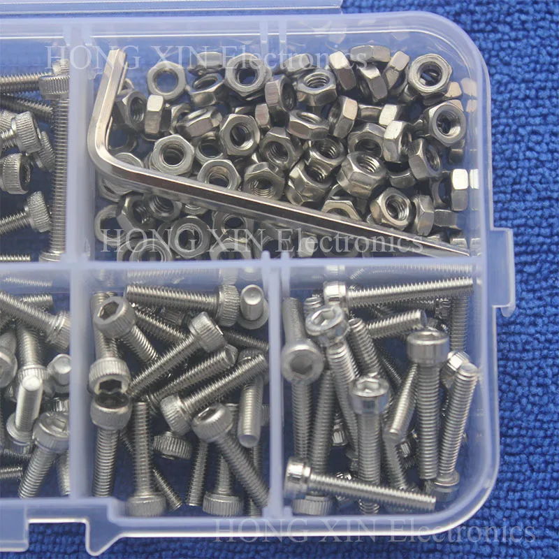 240 pc set m3 cap cabeca parafusos 04
