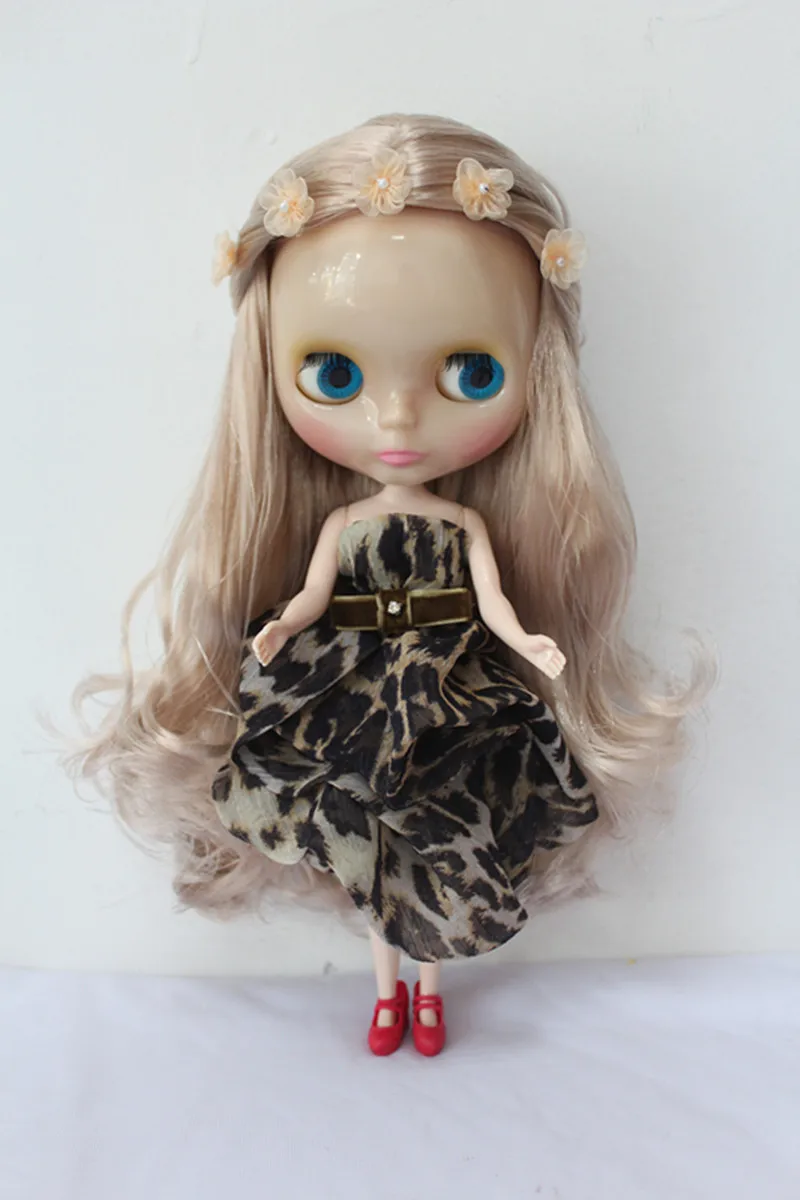 Blygirl K золотые локоны кукла Blyth прозрачная кожа телесное тело семь обычных кукол DIY