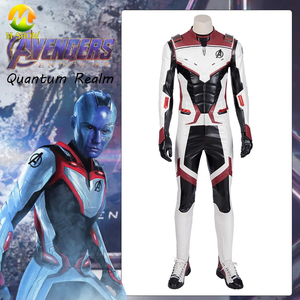 

2019 Avengers Endgame Quantum Realm Cosplay Costume Avengers Team Uniform Iron Man Full Set Halloween Custum Made