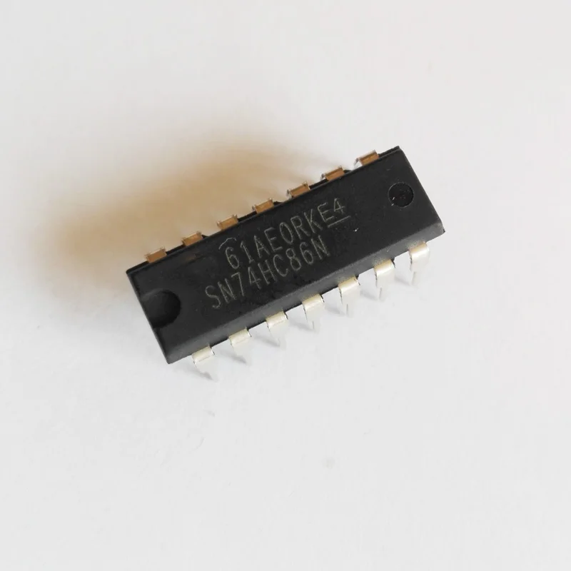 

100PCS 74HC86 74HC86N SN74HC86N 7486 IC Quadruple 2-Input Exclusive-OR Gate DIP-14