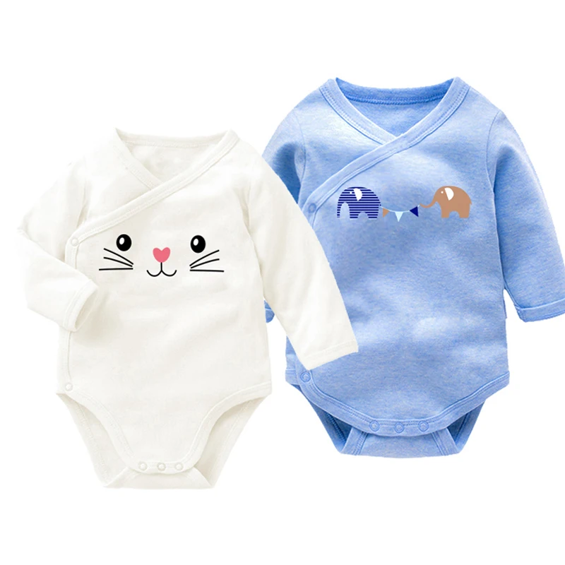 Baby 2pcs pack kids clothes baby bodysuit long sleeves baby girl clothes boy clothes children clothing 100% cotton baby overalls