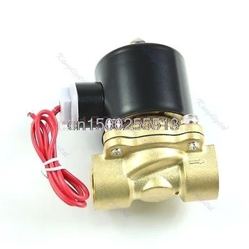 

New Brass 220V AC 1/2" Electric Solenoid Valve Water Air Fuels Gas Normal Closed