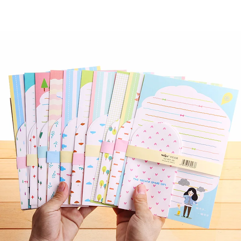 1set G137 Korean stationery, fifty third sets of large stationery