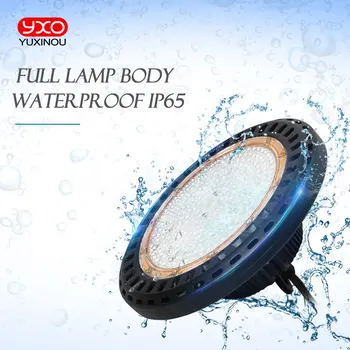 

1PCS IP65 100-277V 100W 150W 200W LED Ceiling Spotlight Mining Lamp LED Industrial Lamp LED UFO High Bay Light For Warehouse
