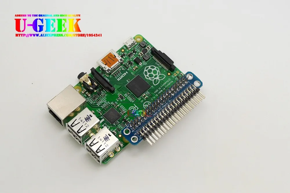 UGEEK разобранный двойной GPIO адаптер для Raspberry Pi 3 Model B, 2 Modol B, A+, B+ и Zero передачи GPIO на передний